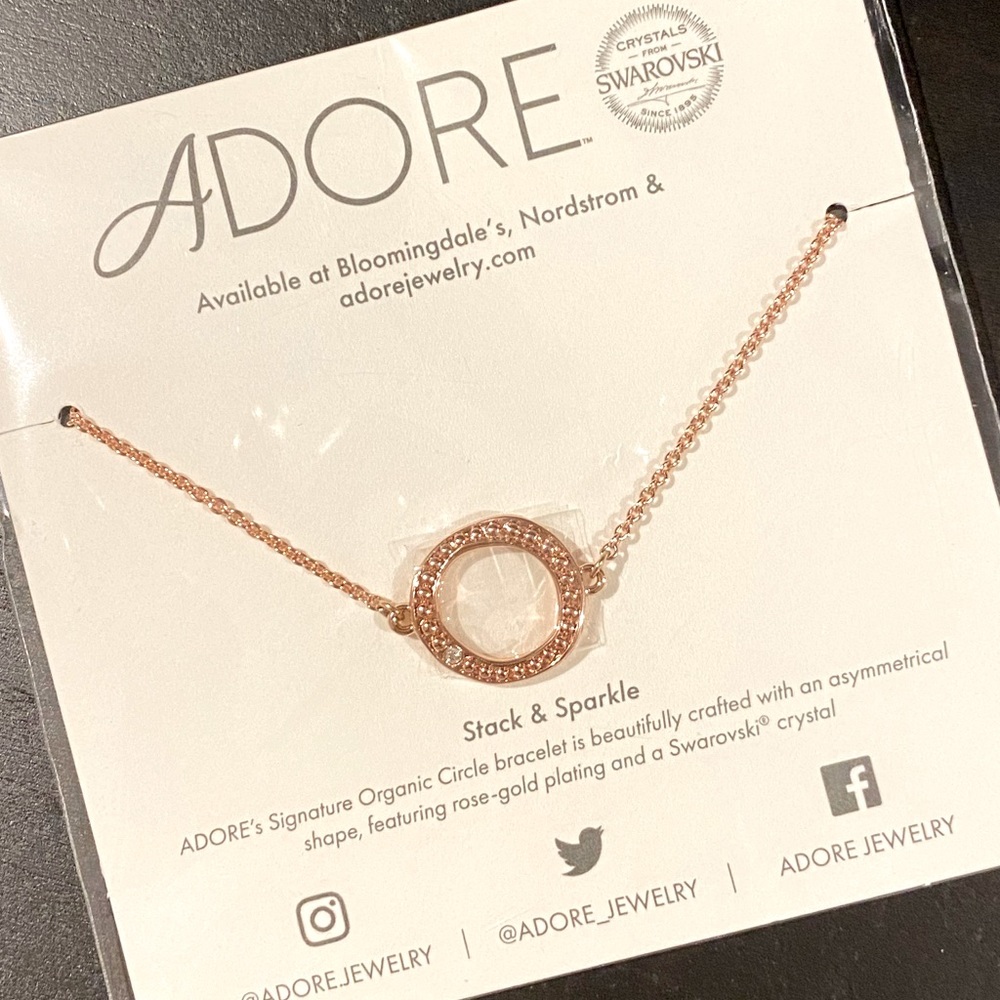 Adore by Swarovski Organic Circle Bracelet